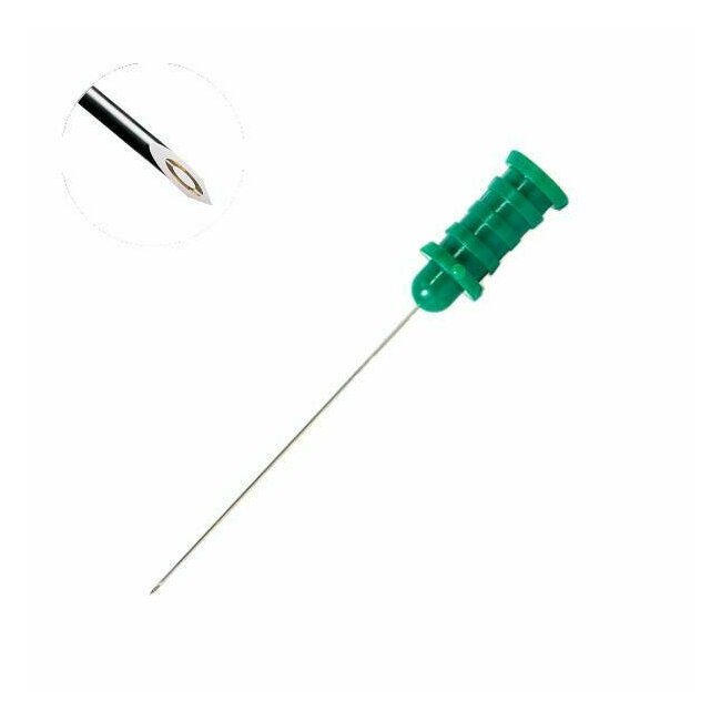 Électrode aiguille concentrique EMG Ambu Neuroline - 38 mm x 0,45 mm (vert)