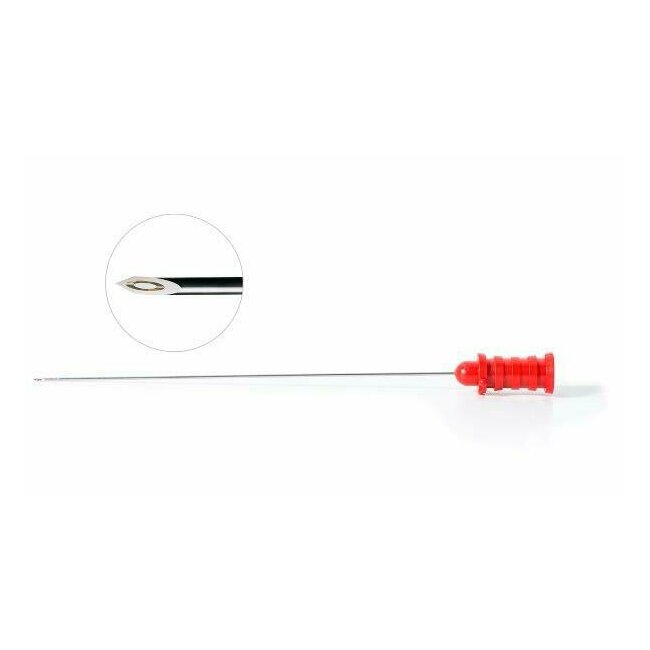 Électrode aiguille concentrique EMG Ambu Neuroline - 75 mm x 0,65 mm (rouge)