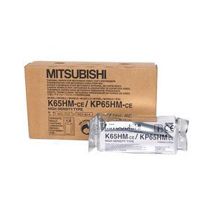Papier video original Mitsubishi K65HM / KP65HM (4 rouleaux)