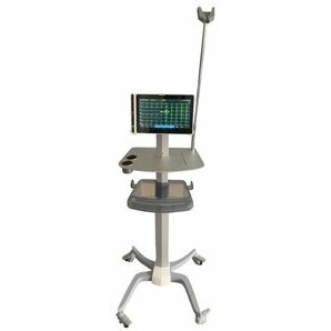 Chariot &agrave; roulettes pour tablette ECG EVI Spengler